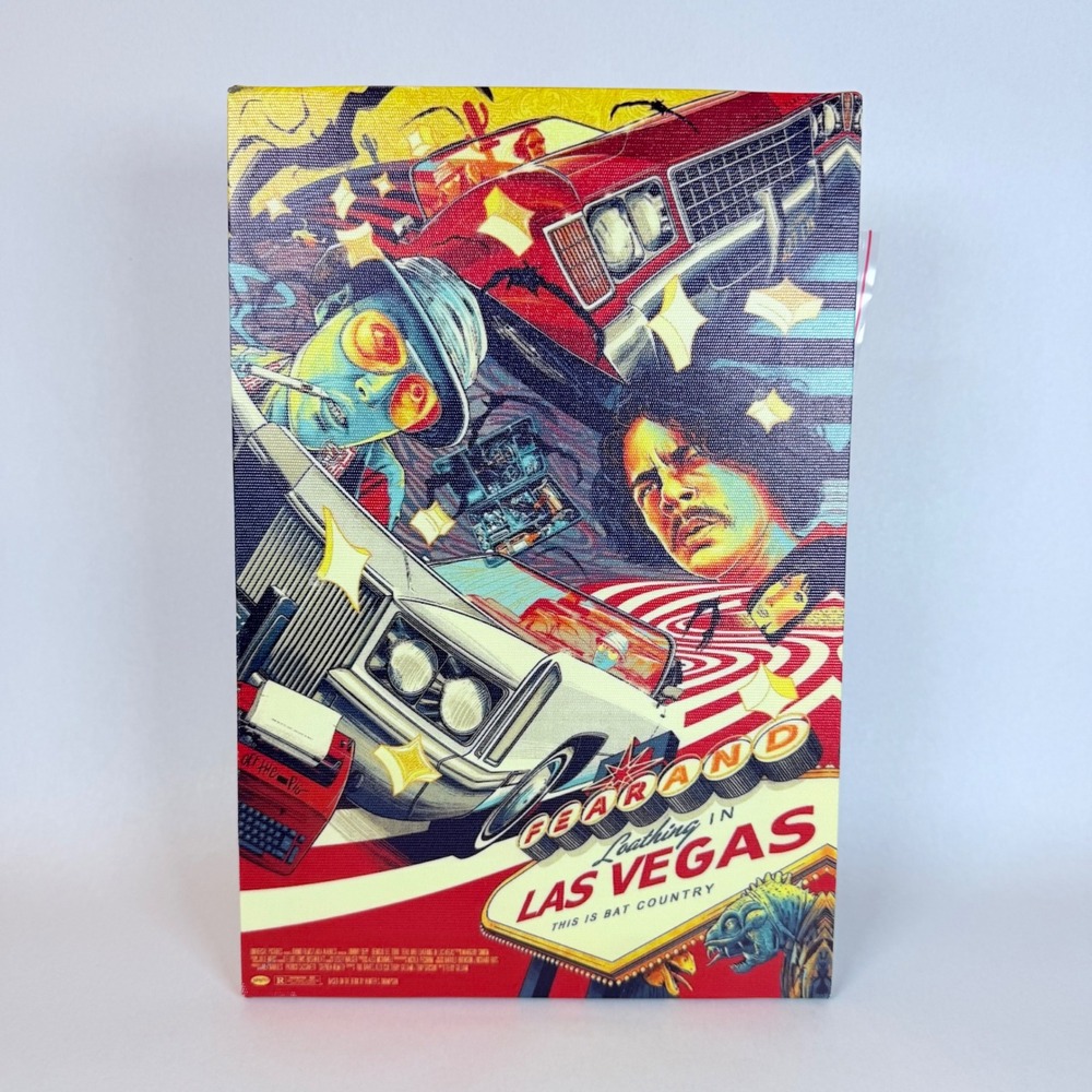 Fear and Loathing in Las Vegas Canvas Print Wall Art 8x12 Inch Movie Poster